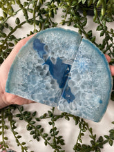 Load image into Gallery viewer, Blue Agate Book Ends