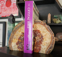 Load image into Gallery viewer, Large Tan Agate Book Ends