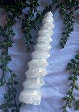 Load image into Gallery viewer, Selenite Swirl Tower