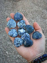 Load image into Gallery viewer, Mini Sodalite Hearts
