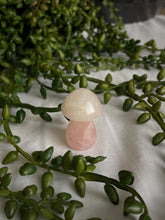 Load image into Gallery viewer, Mini Rose Quartz Mushroom