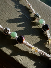 Load image into Gallery viewer, Ammonite Macrame Necklace
