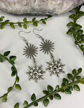 Load image into Gallery viewer, Sun x Star Earrings
