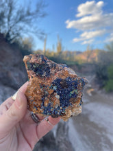 Load image into Gallery viewer, Large Azurite w/ Malachite Chunk
