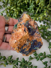 Load image into Gallery viewer, Large Azurite w/ Malachite Chunk
